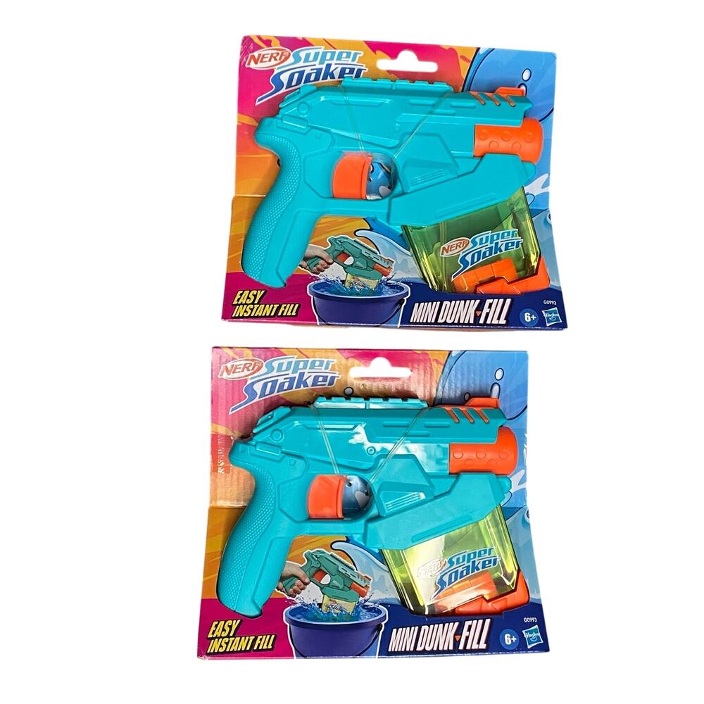 Nerf Super Soaker Mini Dunk-Fill Water Blaster Toy 3.4oz NIB